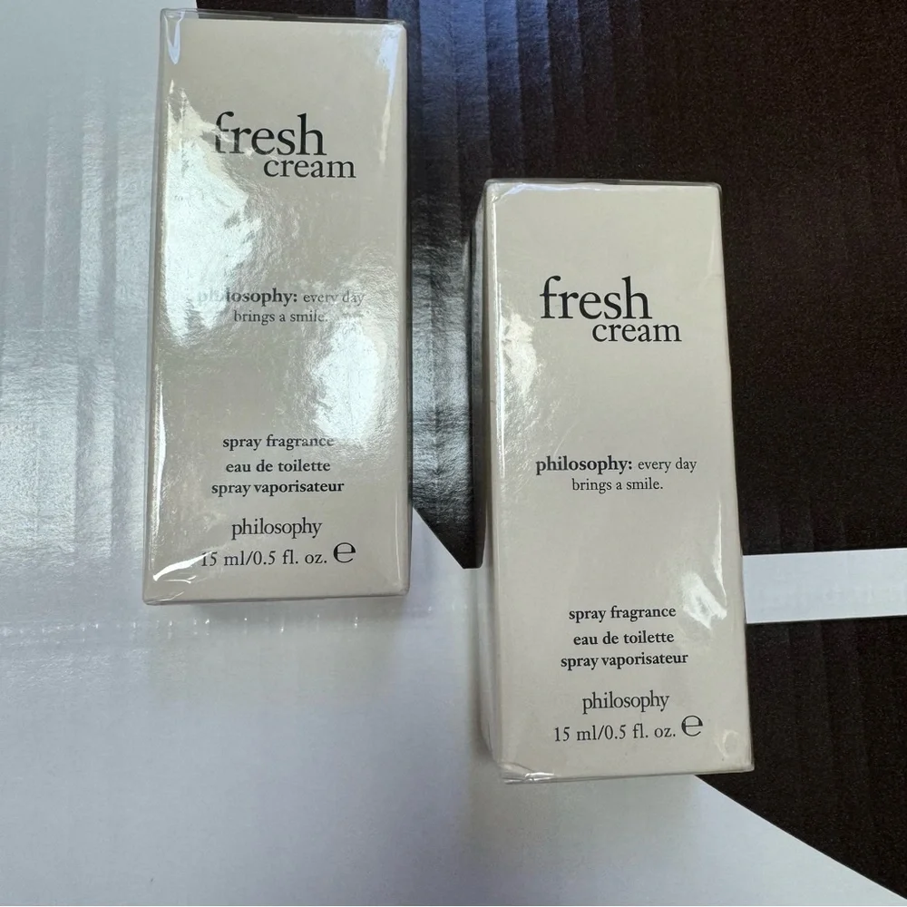 2 x Philosophy fresh cream 15ml